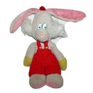 Disney Who Framed Roger Rabbit 27" Plush Stuffed Animal Vintage 80s Toy HTF Rare